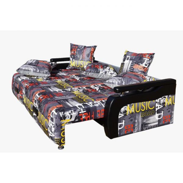 Диван "Эльза-12", ткань велюр MUSIC/экокожа