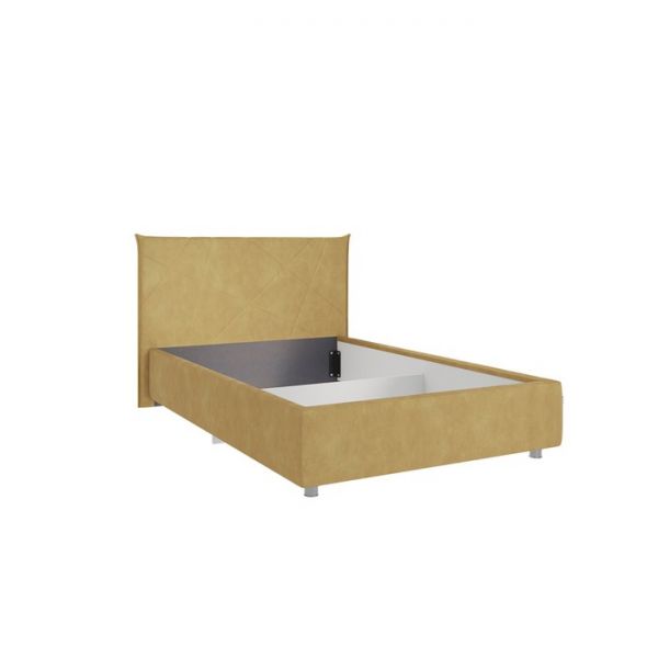 Кровать Квест с ортопедом + ПМ 1200х2000 медовый (велюр)