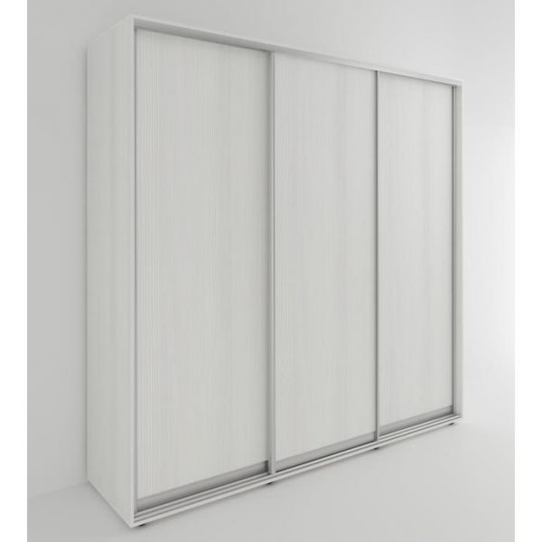 Шкаф-купе «Акцент-Сим Д», 1500 ? 600 ? 2310 мм, ЛДСП, цвет выбеленное дерево