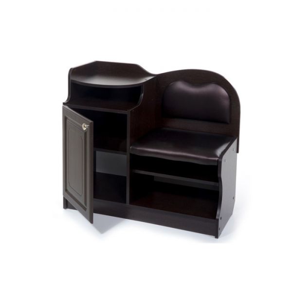 Банкетка №1, 900х430х920, Венге/Баклажан(221)