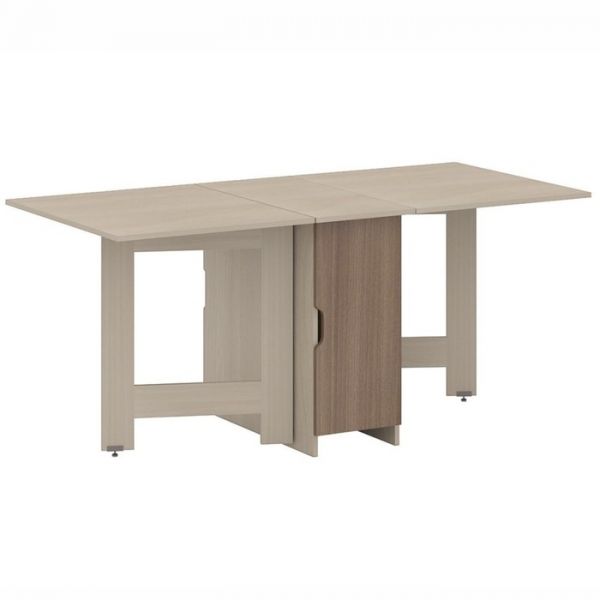 Стол раскладной СТ-02 360х1710х750 Ясень Шимо светлый, Ясень шимо темный