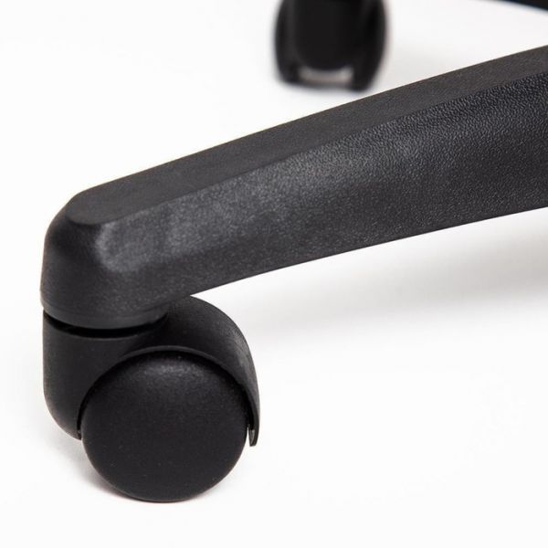 Кресло PARMA экокожа, черный/синий 36-6/36-39