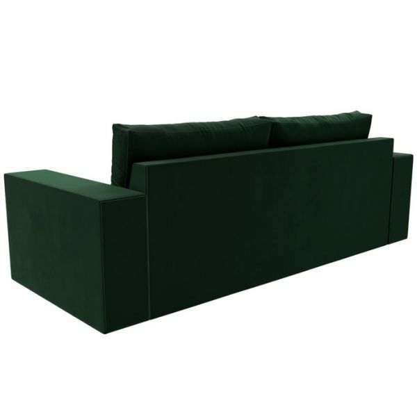 Прямой диван «Исланд», велюр, цвет бежевый