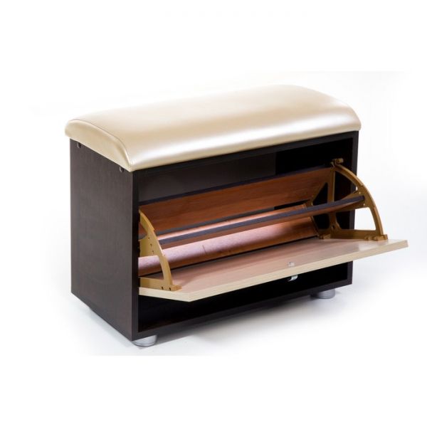 Обувница МС 1(101), 620х300х460, Венге/Ясень/Бежевый