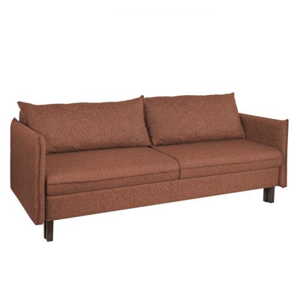 Диван "Матис" с подлокотниками, ткань рогожка Coral