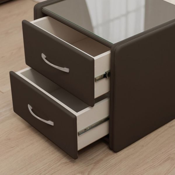 Тумба «Алеро», 2 ящика, 500 ? 470 ? 477 мм, цвет взбитые сливки