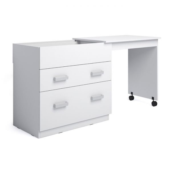 Комод-трансформер, 510 ? 800 (1 500) ? 750, белый