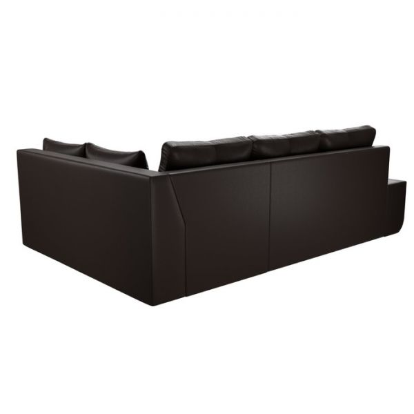 Угловой диван «Амадэус», правый угол, экокожа, цвет бежевый