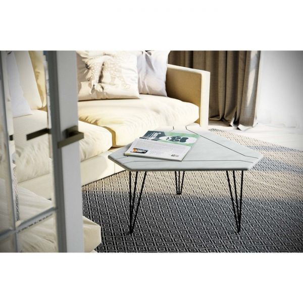 Стол журнальный «ТЕТ 450», 860 ? 750 ? 450 мм, цвет серый бетон