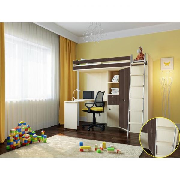 Детский комплекс «М-85», цвет дуб молочный/дуб шамони