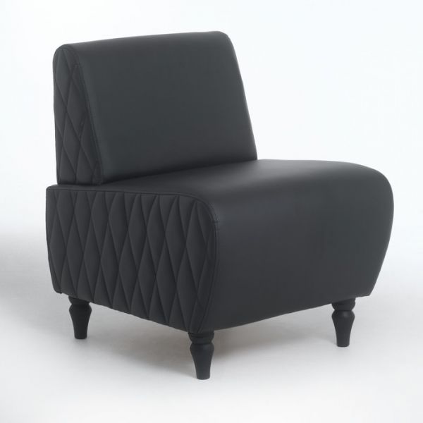 Кресло "Буно" экокожа черный