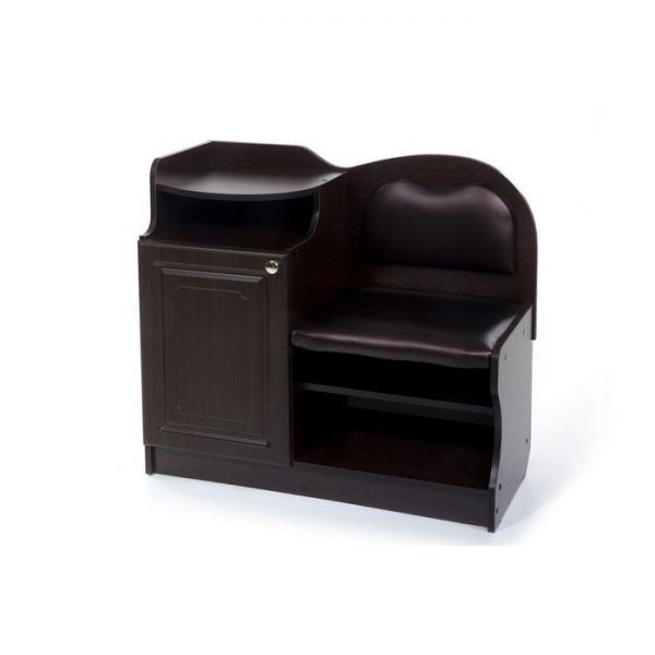 Банкетка №1, 900х430х920, Венге/Баклажан(221)