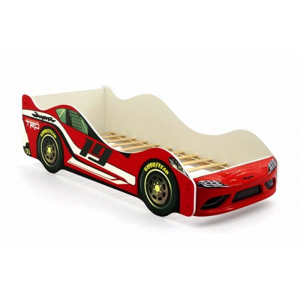 Кровать-машина Бельмарко «Супра красная»