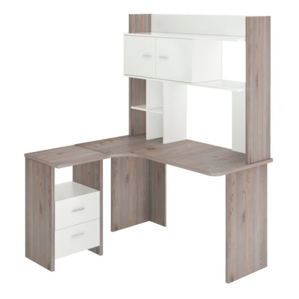 Компьютерный стол, 1300 ? 1200 ? 1785 мм, левый угол, цвет карамель