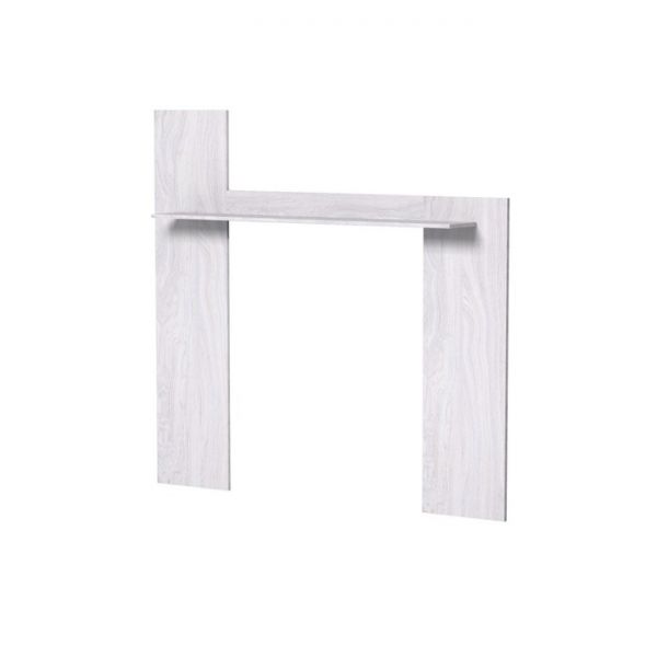Полка навесная «Леон 4», 1680 ? 216 ? 1715 мм, цвет ясень анкор светлый