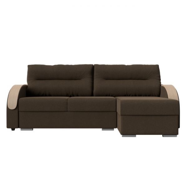 Угловой диван «Дарси», механизм еврокнижка, рогожка, цвет корфу 02