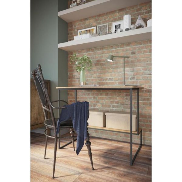 Компьютерный стол «Скилл», 900 ? 650 ? 740 мм, металл, МДФ, цвет дуб американский