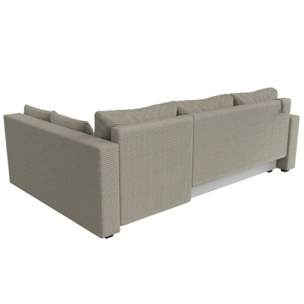 Угловой диван «Мансберг», механизм еврокнижка, угол левый, рогожка, цвет корфу 02