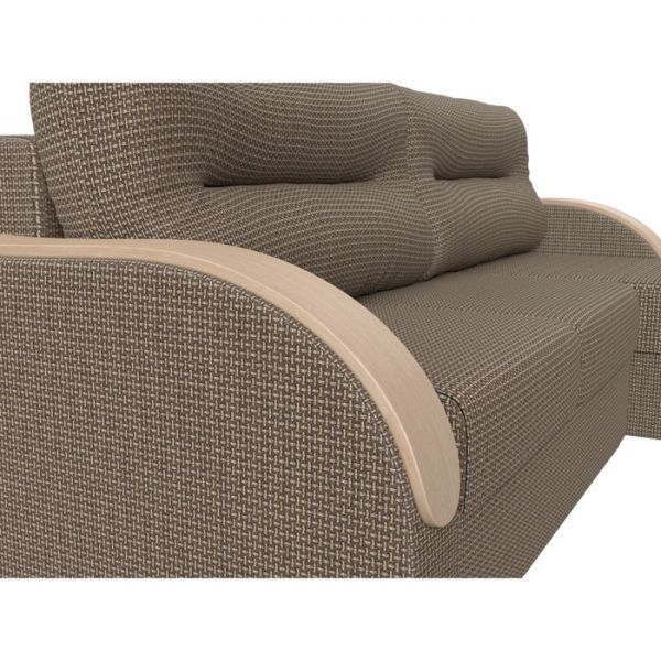 Угловой диван «Дарси», механизм еврокнижка, рогожка, цвет корфу 02