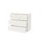 Комод с тремя ящиками АДЕЛИНА 1000х440х900 Рамух белый