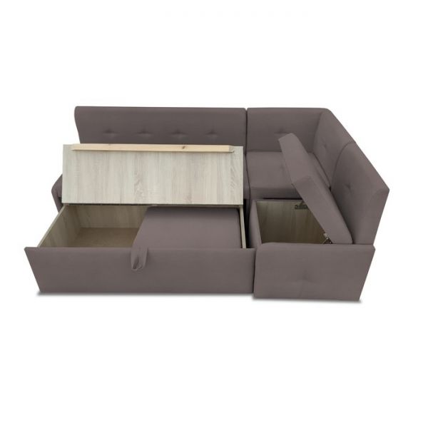 Кухонный уголок «Вена», механизм выкатной, искусственная кожа, цвет marvel berry