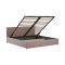 Кровать Синди, 1800х2000, ортопедическое осн+ПМ, Мазерати 15/Серо-розовый