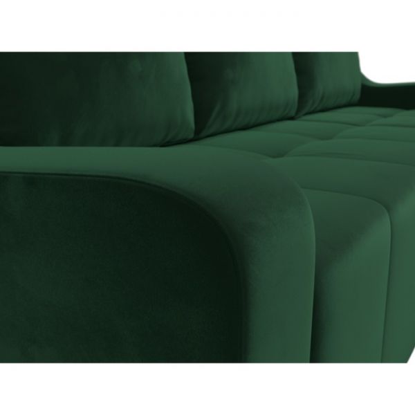 Угловой диван «Элида», правый угол, велюр, цвет бежевый