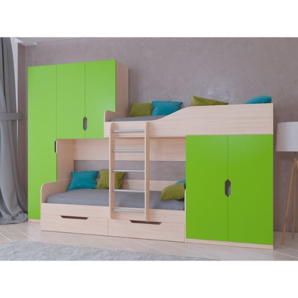 Детский комплекс «Лео», цвет дуб молочный/дуб шамони