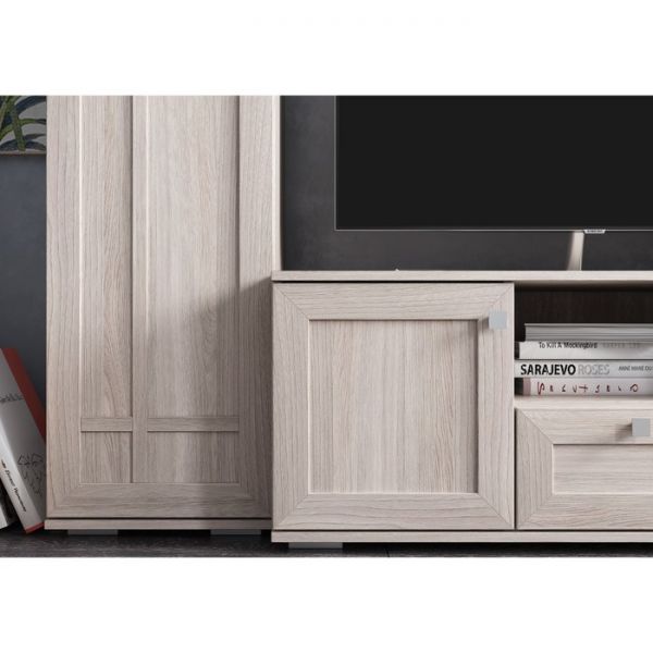 Тумба ТВ-19 РИВЬЕРА 470х1200х520 Ясень Шимо Светлый