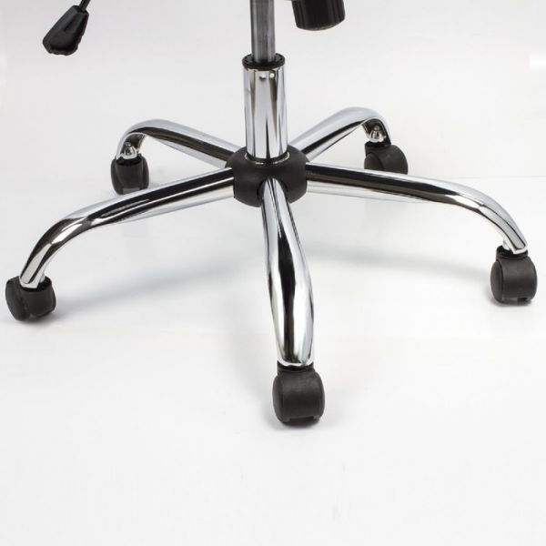 Кресло офисное BRABIX "Flight EX-540", хром, ткань, сетка, серое