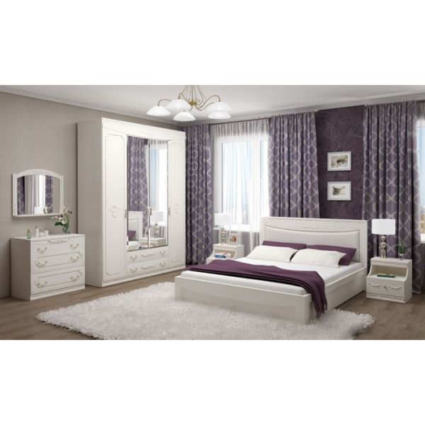 Шкаф угловой Мария-луиза Бодега белый