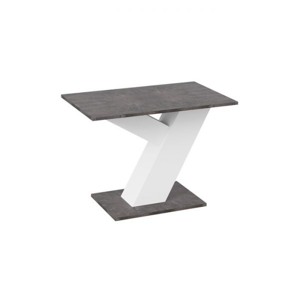 Стол обеденный «Рейн» Тип-1 1100х700х750 Белый Ясень/Ателье темный