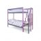Детская двухъярусная кровать Бельмарко Svogen лаванда-графит