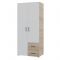 Шкаф Victor, 2 створчатый, с ящиками, цвет белый