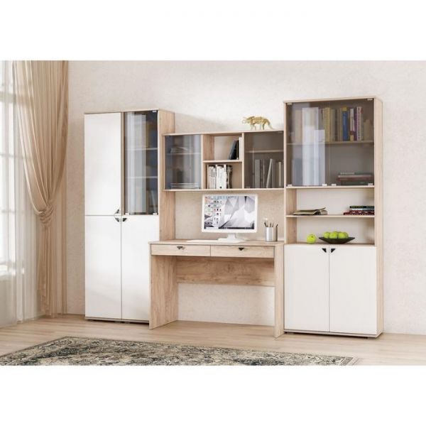 Стол компьютерный Бостон 12.69, 1152х572х760, Дуб элегантный