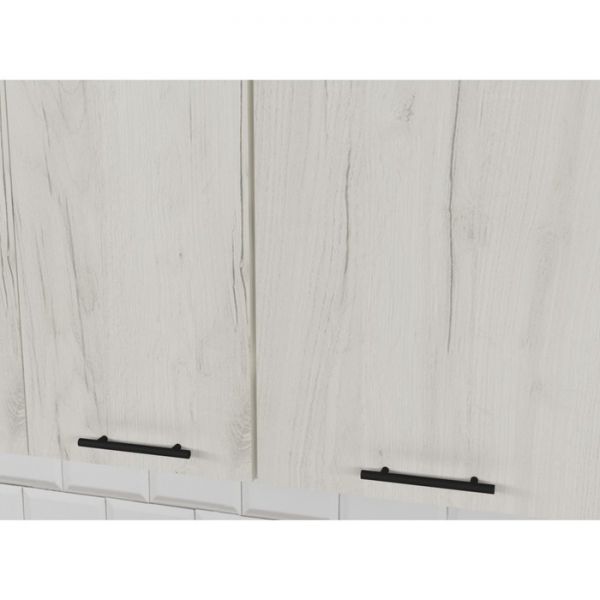 Кухонный гарнитур Сиена мини 1000х600 Белый/Сосна/Дуб грей, бетон темный