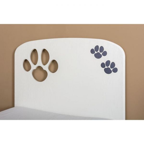 Кровать Томас с ящиками 11.26, 1938х872х995, Белый/Ясень ваниль