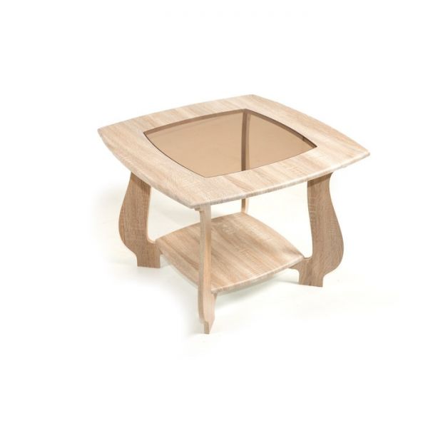 Стол журнальный СЖ-22, 700x700x520, Дуб сонома