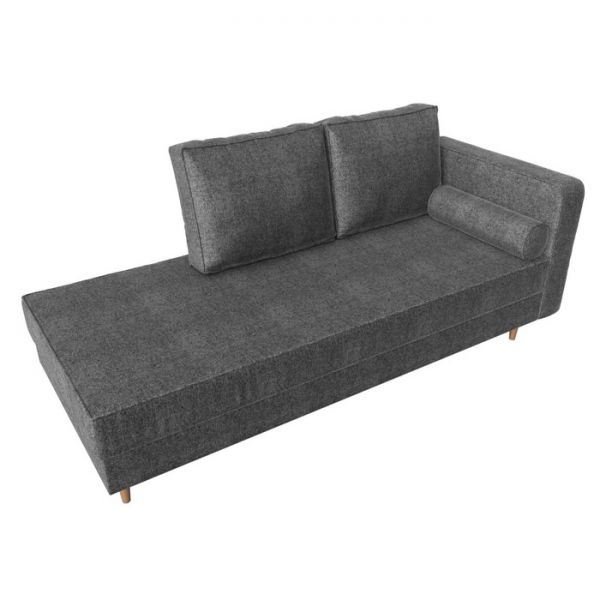 Кушетка «Прайм», рогожка, цвет серый