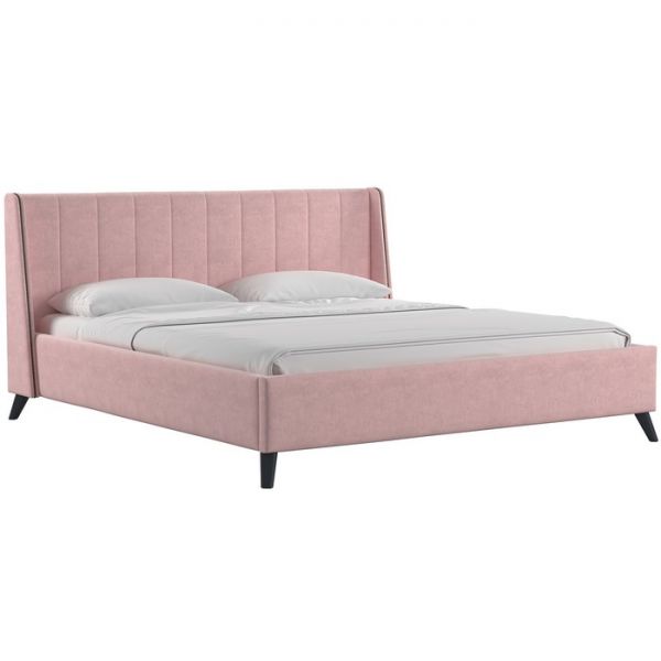 Кровать Мелисса, 1800х2000, ортопедическое осн+ПМ,  Вивальди 27/Пастельный Коралловый