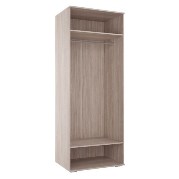 Шкаф ШР-2 Зеркало/Зеркало РИВЬЕРА 2100х800х570 Ясень Шимо Светлый