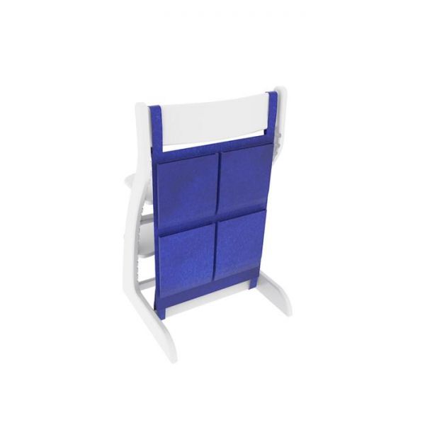 Карманы навесные на спинку стула Бельмарко "Усура синие"