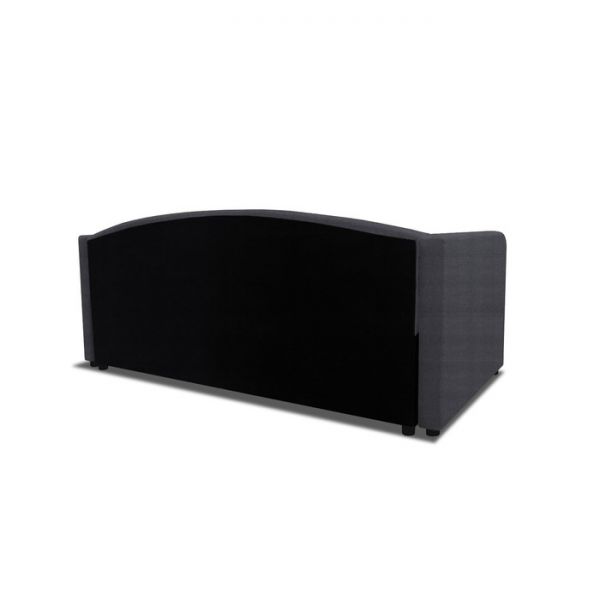 Диван-кровать «Гарвард», без подушек, велюр, цвет shaggy azure