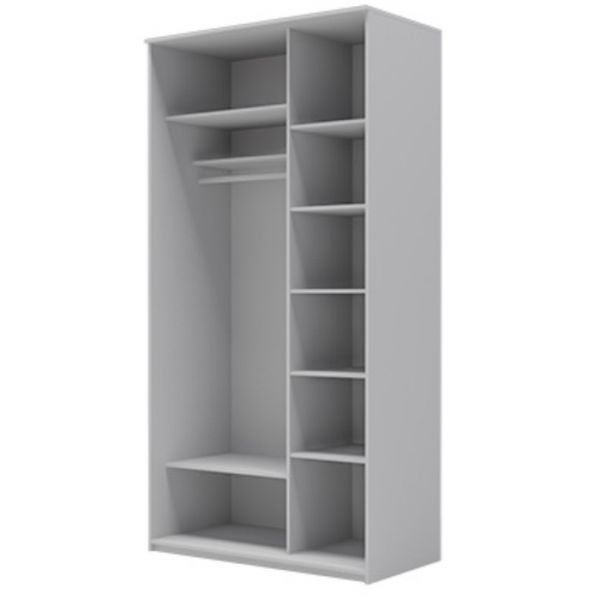 Шкаф-купе Хит-23-15-66, 1500x620x2300, Ясень шимо тёмный, Ромб большой на зеркале