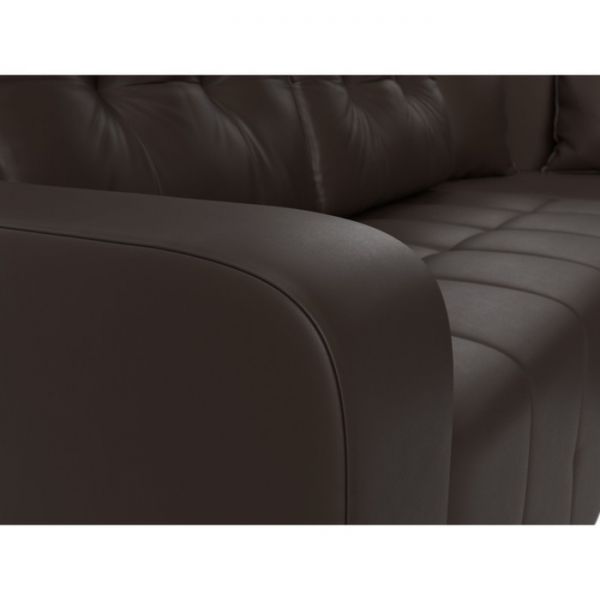 Угловой диван «Кембридж», механизм еврокнижка, экокожа, цвет бежевый