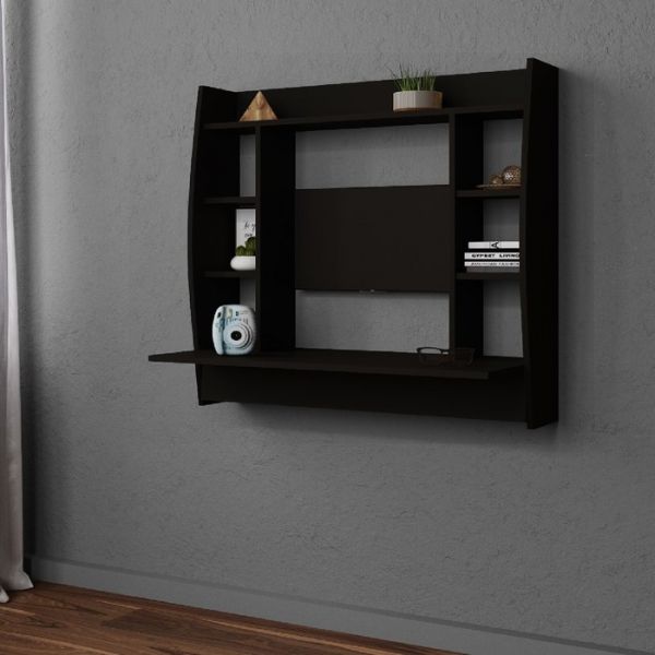 Стол письменный подвесной Сальвия, 1000х450х1047, Черный