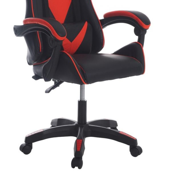 Кресло игровое Клик Мебель  "Thunderbolt II" YS-901 черный/красный