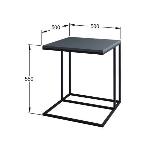 Стол придиванный «Эгрет», 500 ? 500 ? 550 мм, цвет дуб американский