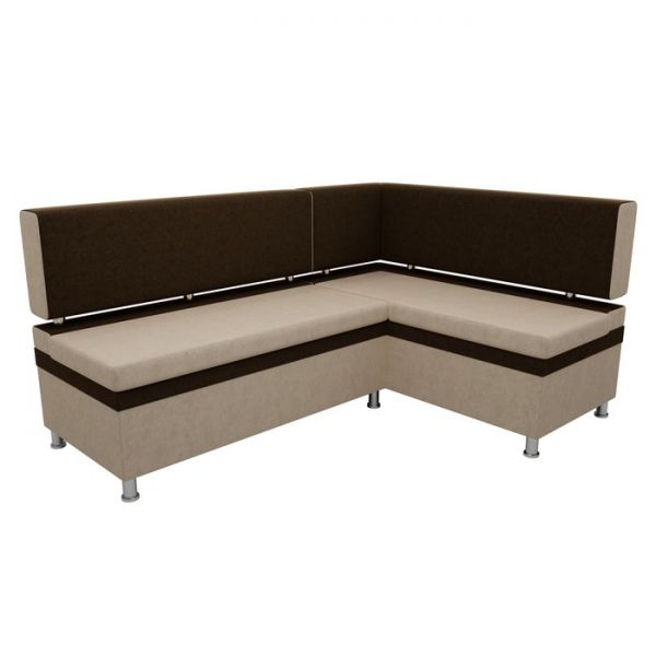 Кухонный уголок «Стайл», микровельвет, цвет бежевый / коричневый