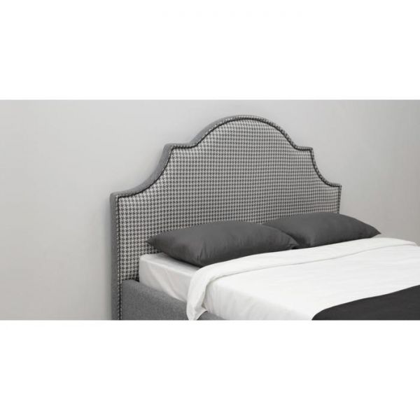 Кровать Фаина, 1600х2000, ортопедическое осн+ПМ, Серый